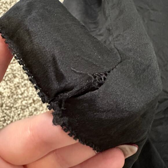 7 For All Mankind black silk tank top size M - Picture 14 of 14